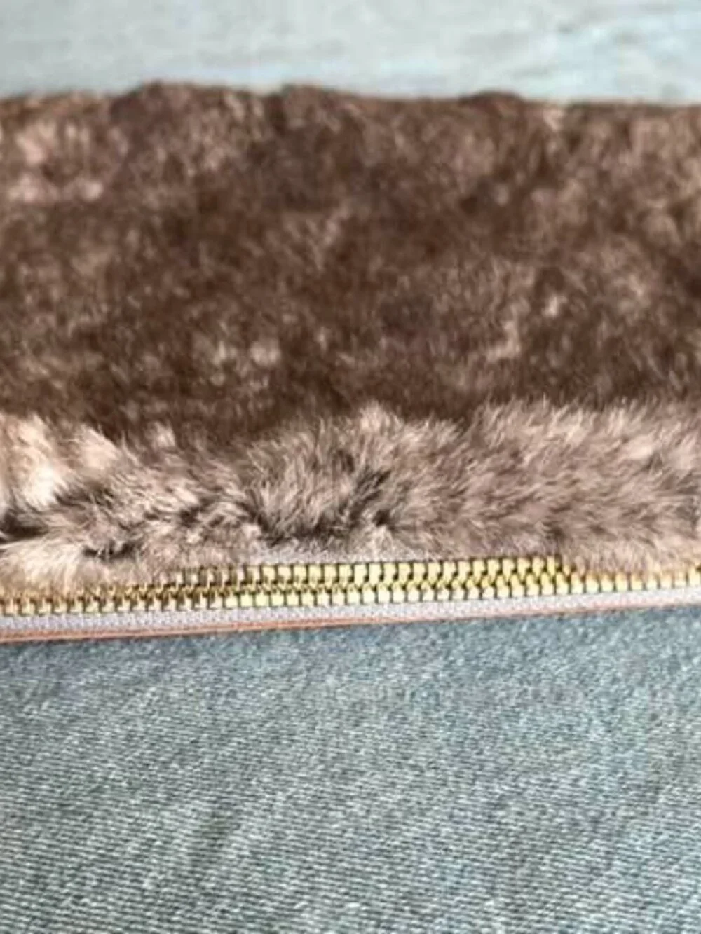 Fur & Leather Clutch by Pennyroyal - Luxury Hippie Earthy